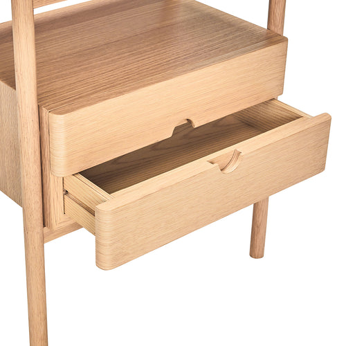 Hübsch nachtkastje Appeal - mdf/eikenfineer/eikenhout - 45x31xh57cm - vtwonen shop