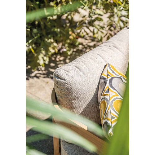 Carrara lounge-diningset - 5-dlg. - light teaklook - sand – Centostone - vtwonen shop