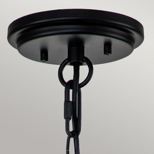 Elstead Hinkley Huntersfield Hanglamp voor buiten, zwart, IP44