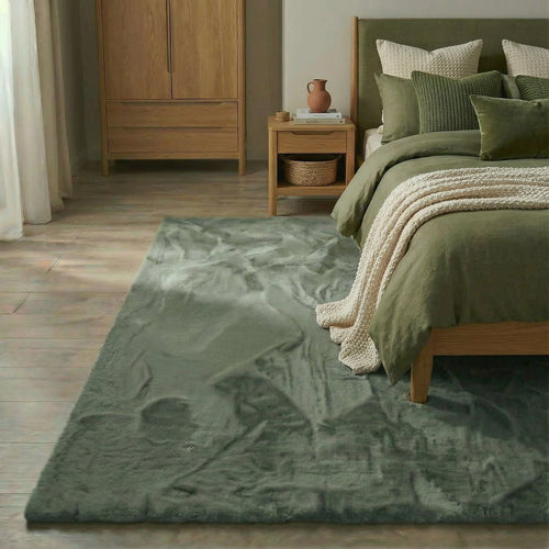 Mrcarpet vloerkleed Fluffy - groen - 240 x 340 cm
