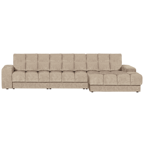 WOOOD chaise longue rechts Second Date - Vintage - Nougat - 78x316x162 - vtwonen shop