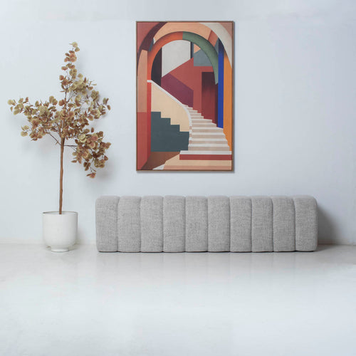 DÉJA Living Eetkamerbank Bogense - Taupe Stof - 200x45x48cm