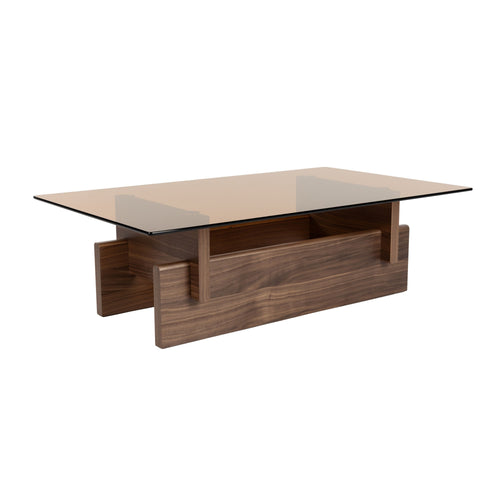 Dutchbone Lucifer Salontafel Walnootfineer - Bruin