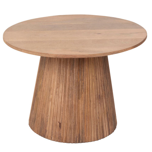 Giga Meubel Salontafel Salvador - Naturel Hout - 60x60x41cm - vtwonen shop