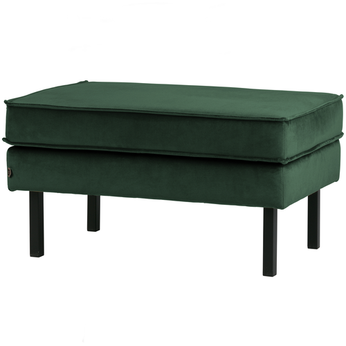 BePureHome hocker op poten Rodeo - Velvet - Green Forest - 45x84x54 - vtwonen shop