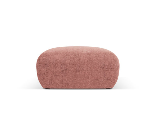 Cosmopolitan Design Poef Nolio chenille, roze - 75x75x36cm