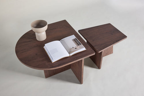 Rebellenclub Salontafel Eves - 60 x 45 cm - Bruin - vtwonen shop