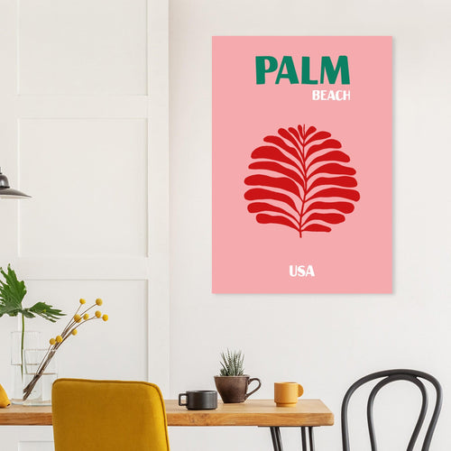 Artfulprints  USA - Palm Beach   poster 30x40 cm - vtwonen shop