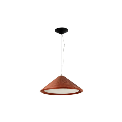 Faro Hue-In - 3-lichts kleine koepelvormige plafondlamp Bordeauxrood, E27