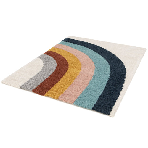 AFK Living vloerkleed Colors - voor kinderen - blauw - 160 x 213 cm