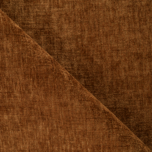 Sia Home - Rechte bank YUMA - Fluweel met structuur - Bruin - 240cm - vtwonen shop