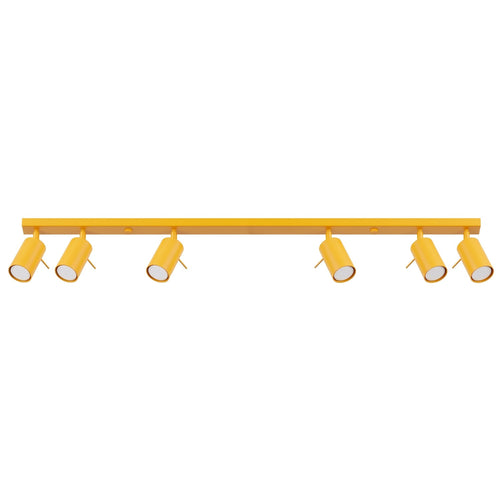 Sollux Lighting Plafondlamp RING 6L geel - 118x6x16cm