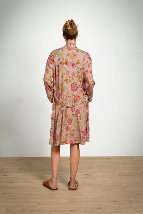 Pip Studio - Nisha Kimono Dames - Coco Flower - Zand - XXL