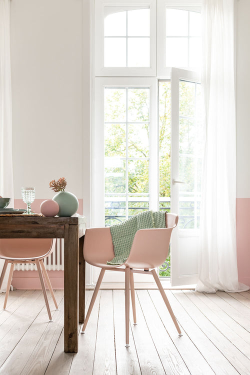 J-Line vaas Bol - keramiek - roze - small - 2 stuks - Ø 12 cm - vtwonen shop