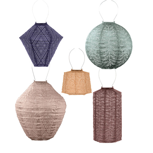 Lumiz solar lampion - monforte set - 5 stuks
