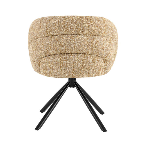 Giga Meubel Eetkamerstoel Emilia - Taupe - Draaibaar - Set van 2 - vtwonen shop