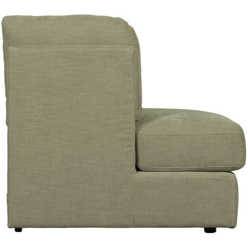 vtwonen 1-zits bank element ronde hoek links Family - Polyester - Groen - 85x93x98