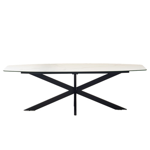 Giga Meubel Eettafel Alicia - Deens Ovaal - Keramiek - 240cm - vtwonen shop