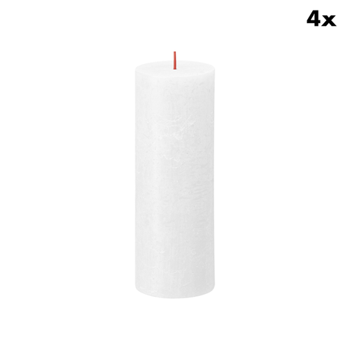 Bolsius rustieke kaarsen - wit - 19cm - vtwonen shop