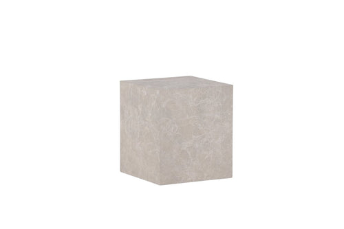 Rebellenclub Salontafel Tusani - 40 x 40 cm - Beige Marmerlook