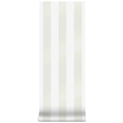 Laura Ashley Vliesbehang - Lille Pearlescent Stripe White