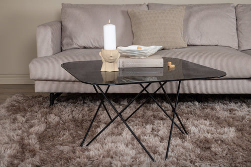 Rebellenclub Salontafel Ludlow - 80 x 80 cm - Zwart