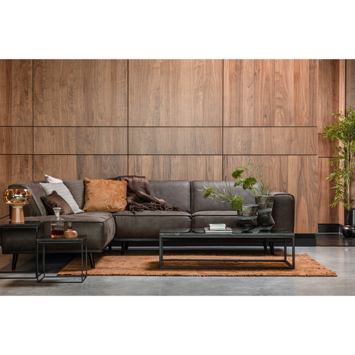 BePureHome hoekbank links Statement - Ecoleer - Grijs - 77x274x210 - vtwonen shop