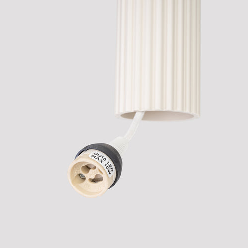 Sollux Lighting Hanglamp KARBON 2 beige - 30x6,5x90cm
