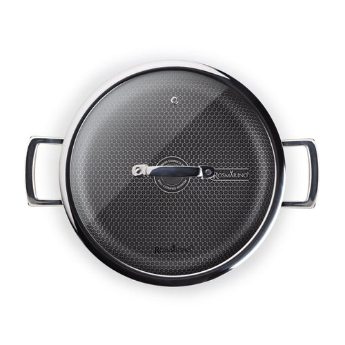Rosmarino HexaPRO lage braadpan met deksel - 28cm - vtwonen shop