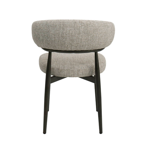 DÉJA Living Eetkamerstoel Milan - Beige/Brons Stof - Set van 2 - vtwonen shop