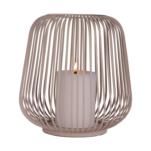 Atmooz kaarsenhouder Dante L - beige - Ø 27 x H 28 cm