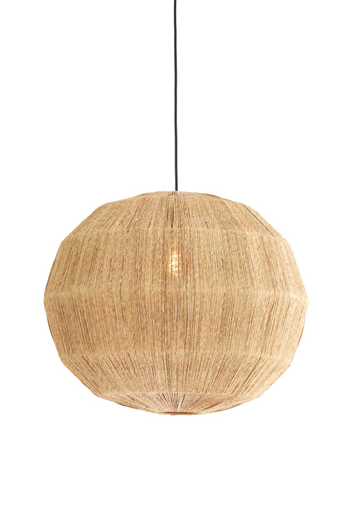 Light & Living hanglamp JUNNA - bruin - Ø60x60cm