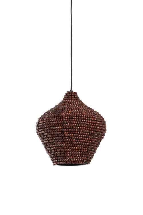 Light & Living hanglamp KALENGA - bruin - Ø28x30cm