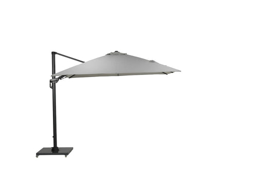 Hawaii Deluxe parasol - 300x300 cm - carbon black - royal zand