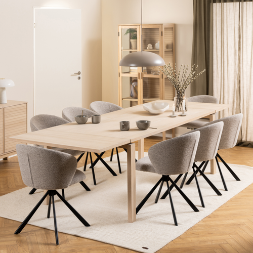 Rebellenclub Eetkamertafel Nampa - 200 x 100 cm - Licht Eiken - vtwonen shop