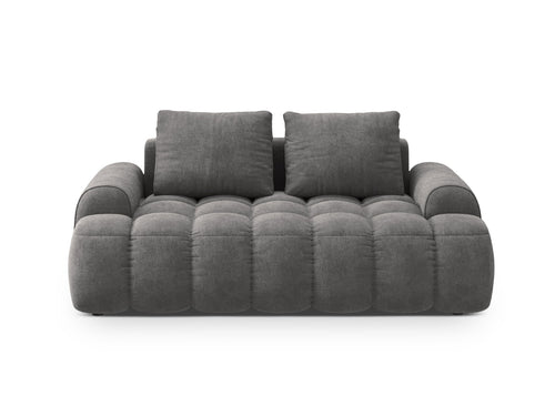 Cosmopolitan Design Bank Linz 2-zits, flueel grijs - 100x175x84cm