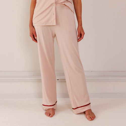 Coco & Cici - TENCEL Pyjama Broek Dames Powder Peach - S