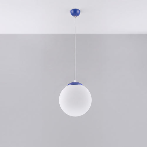Sollux Lighting Hanglamp UGO 30 ultramarijn - 30x30x120cm