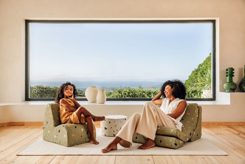 Wigiwama Terrazzo Cloud Stoel - Groen - vtwonen shop