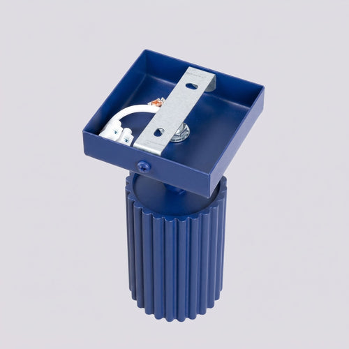 Sollux Lighting Wandlamp KARBON ultramarijn - 8x16x16cm