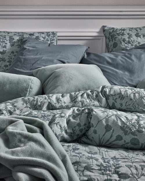 Essenza Maribel dekbedovertrek - Lits-Jumeaux - 240x200/220 cm - Groen