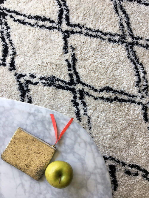 AFK Living vloerkleed Tanger - shaggy - beige - 160 x 230 cm - vtwonen shop