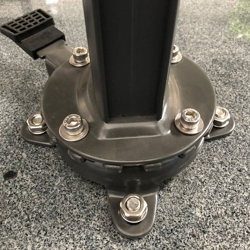 Hawaii parasol S - 250x250 cm - carbon black - taupe - vtwonen shop