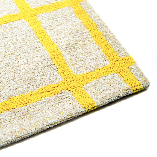 Lola&Moi vloerkleed Bright Yellow - geel -240x340cm - vtwonen shop