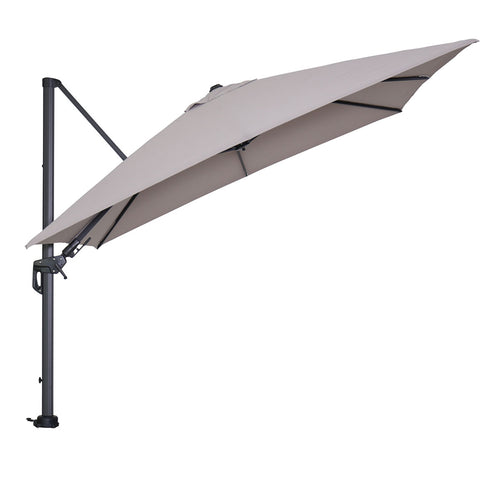 Hawaii parasol - 300x300 cm - carbon black - zand - vtwonen shop