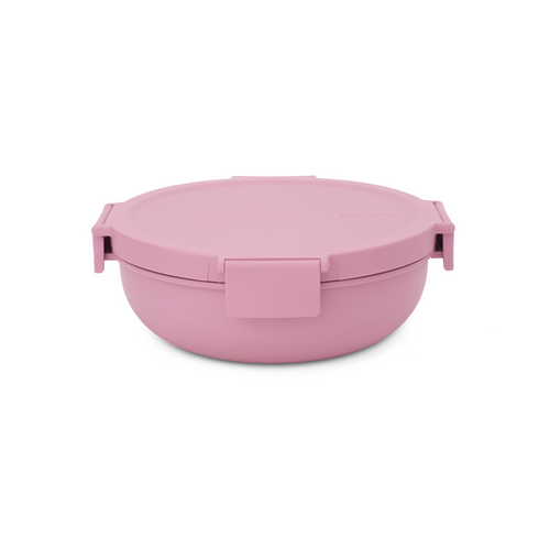 Brabantia Make & Take Salade Lunchbox, 1,3 liter, kunststof - Lilac Pink