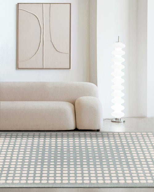 AFK Living vloerkleed Pixel - reliëfeffect - blauw - 120 x 170 cm