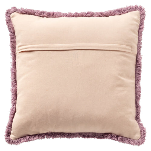 AMOUR - kussenhoes 45x45 cm - gestreept - 100% katoen - Rosebud - roze