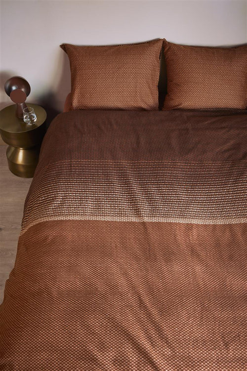 Beddinghouse Demi dekbedovertrek - Tweepersoons - 200x200/220 cm - Steenrood