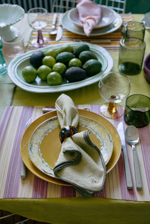 HKLIVING Ease servetten – set van 2 – dune – 50x50cm - vtwonen shop